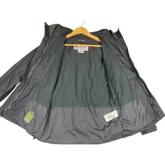 Columbia Titanium Omni-Tech Women's XS Insulated Waterproof Hooded Jacket Ski - Picture 8 of 12